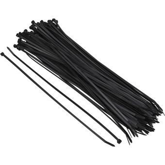 Black Nylon Cable Zip Ties - 11" - 100 Piece | Tarps Now